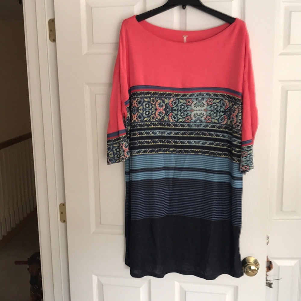 Free People Lightweight Sweatshirt Tunic Dress XS